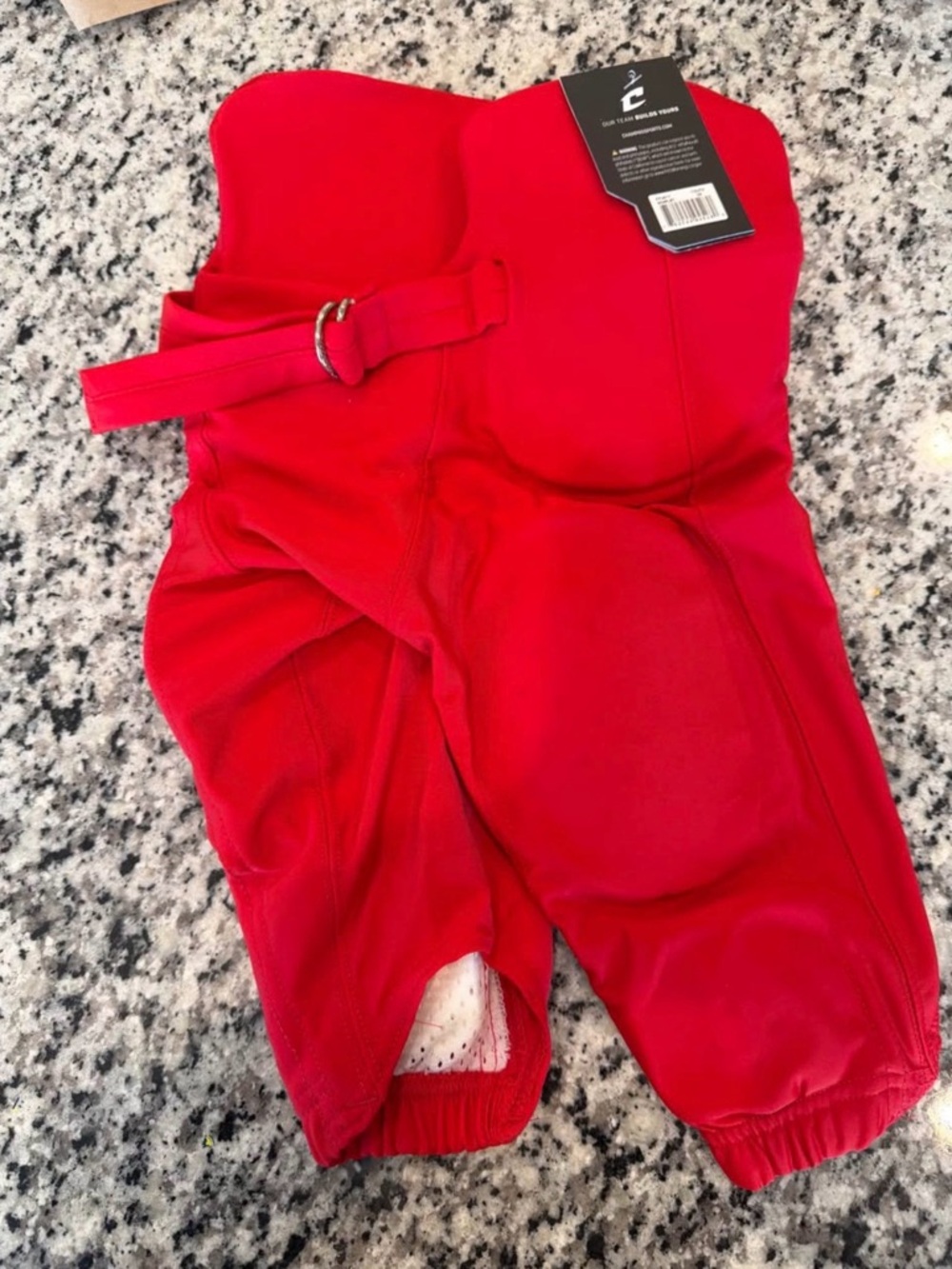 Kids Red Padded Bottoms with Adjustable Strap